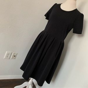 Lularoe Amelia Pinstripe Dress